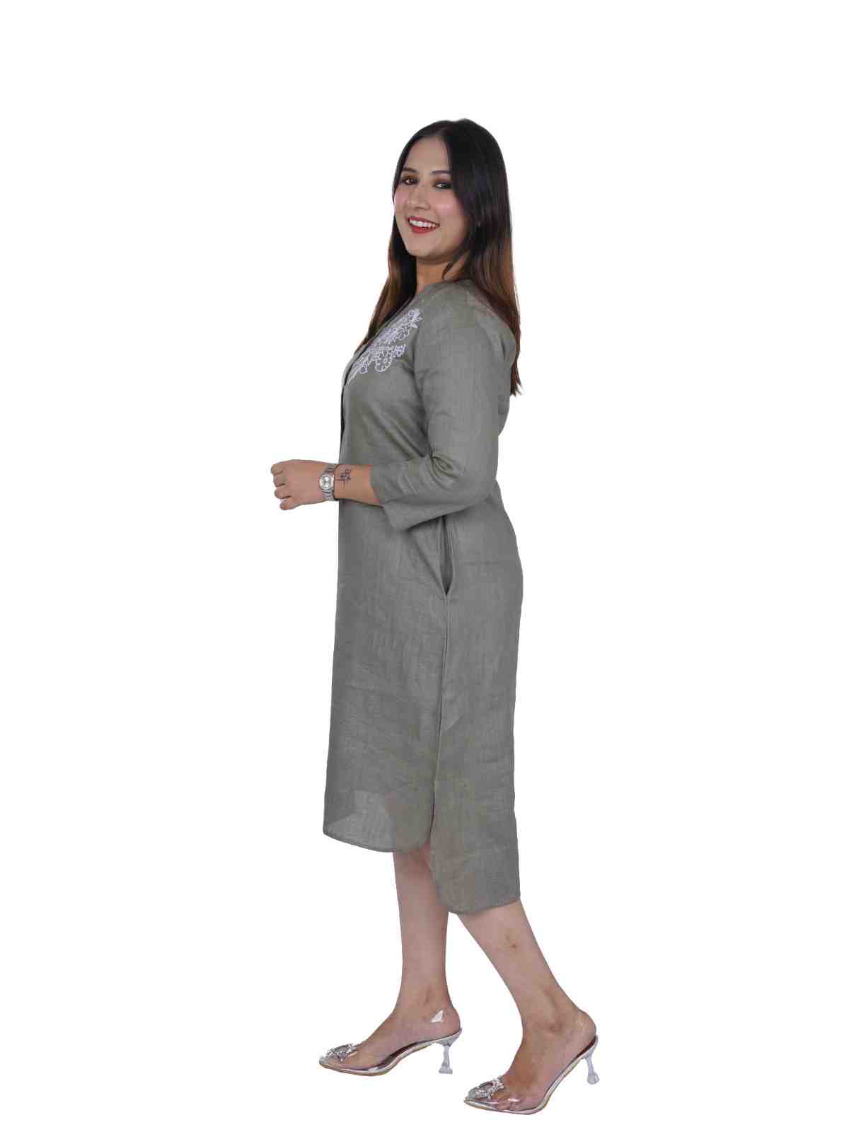 Calf Length Dress