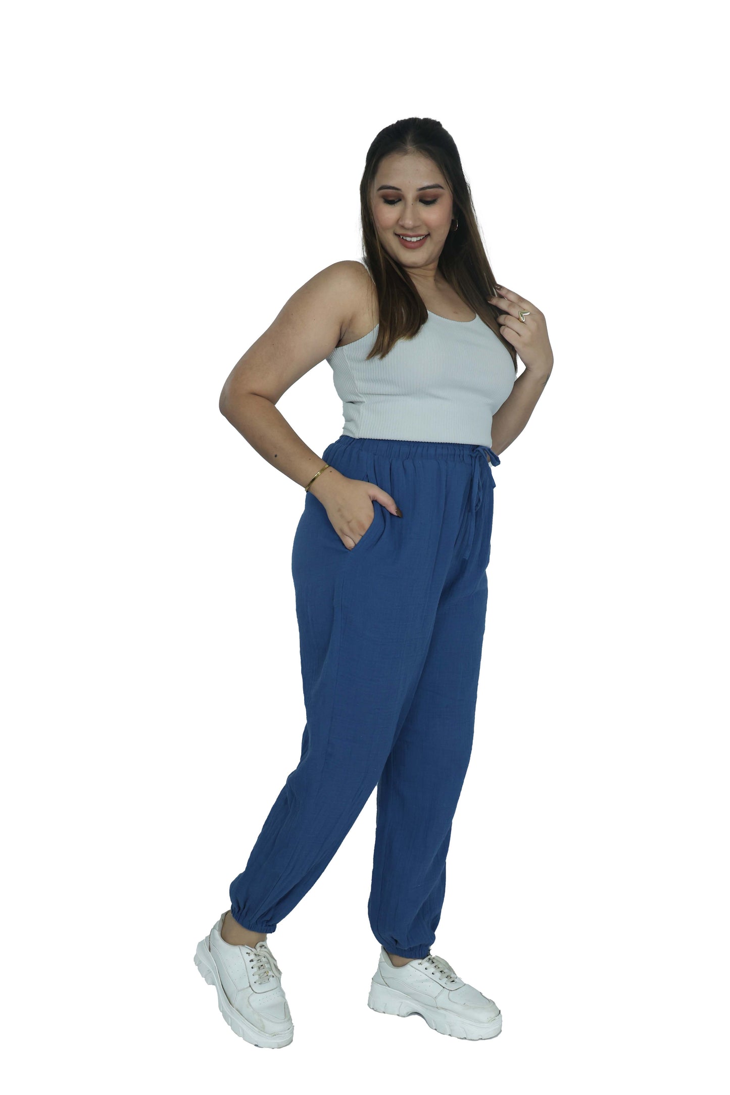 Joggers with Side Pockets