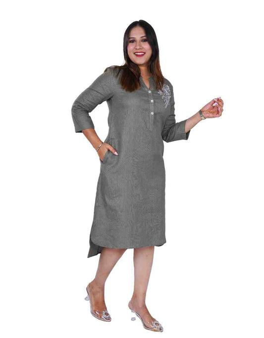 Calf Length Dress