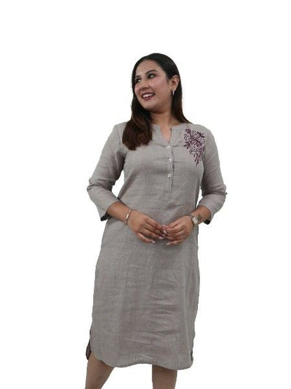 Calf Length Dress